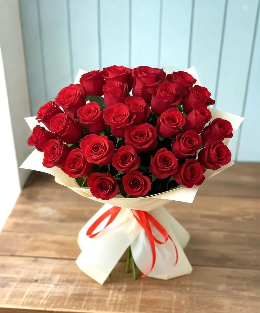 Букет 29 Красных роз в Бурукшуне