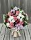 Букет цветов из: Альстромерии, Гвоздики, Розы и Хризантемы в Бурукшуне