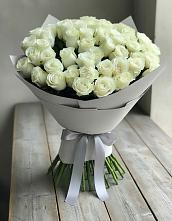 Букет 35 Белых роз в Бурукшуне