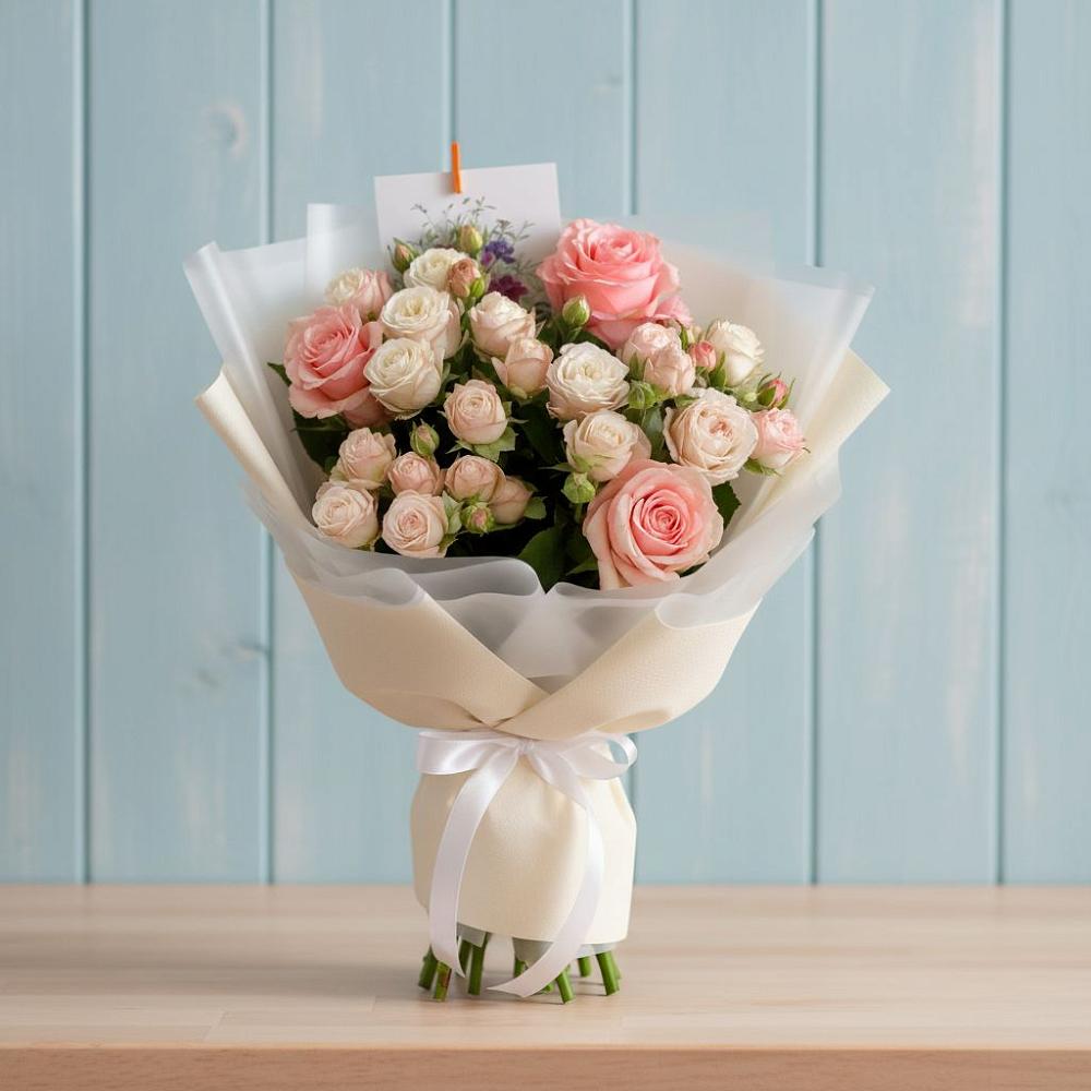 Букет цветов из: Розы в Бурукшуне