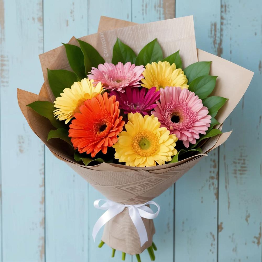 Букет цветов из: Герберы в Бурукшуне
