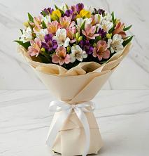 Букет цветов из:  Альстромерии в Бурукшуне