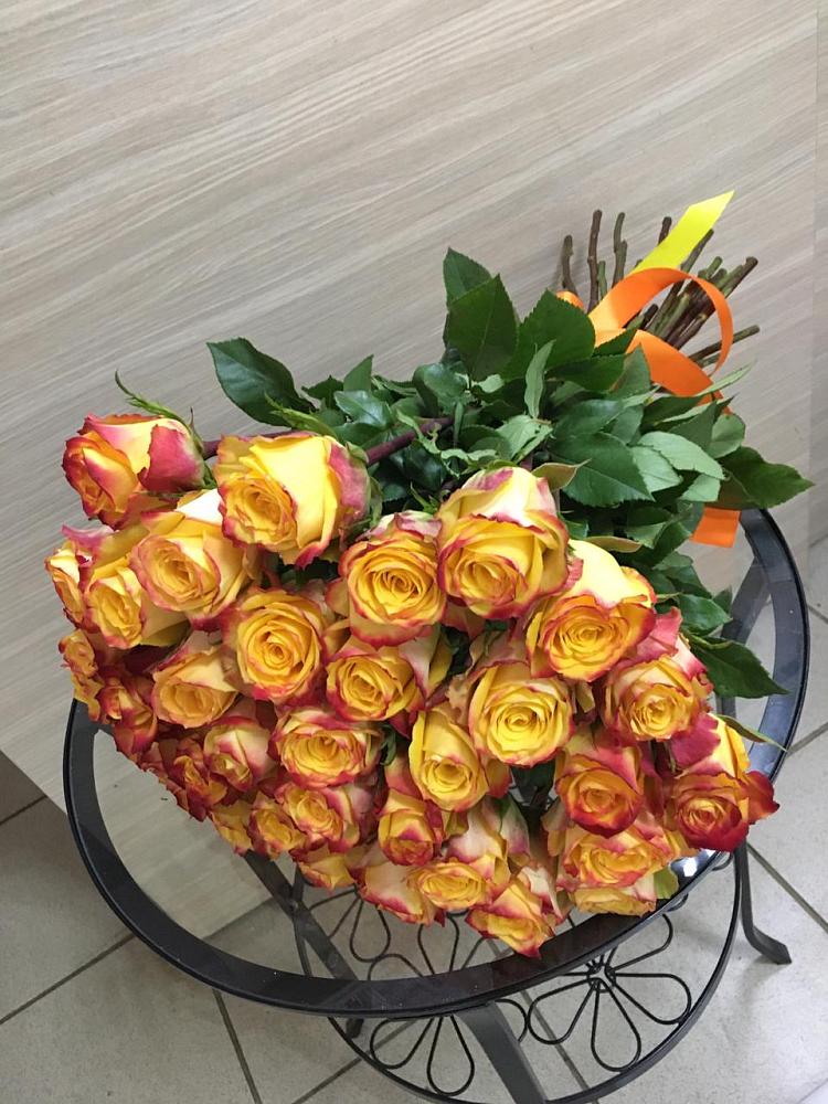 Букет Желтые розы в Бурукшуне