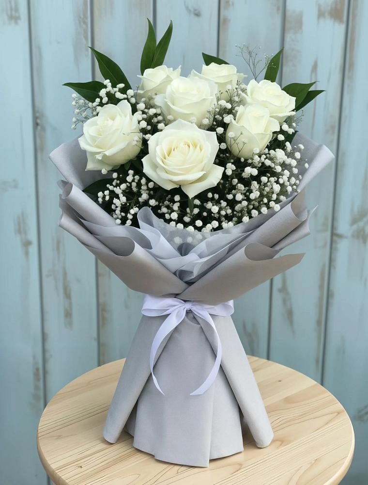 Букет цветов из: Розы в Бурукшуне