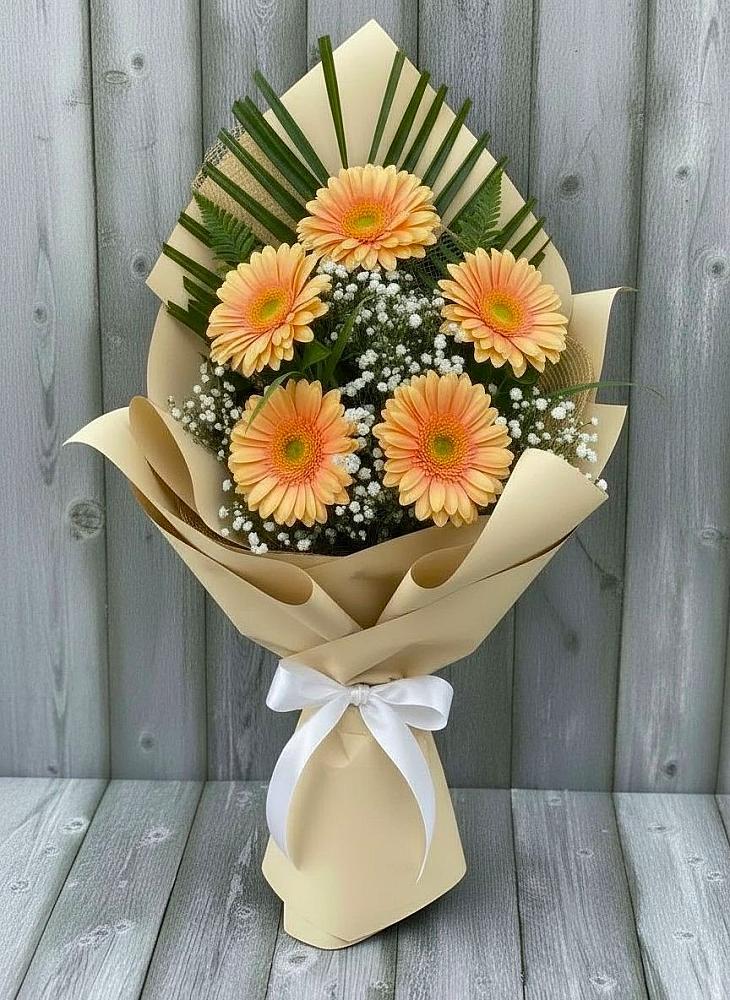 Букет цветов из: Герберы в Бурукшуне