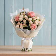 Букет цветов из:  Розы #REPLACE_PRED# Бурукшуне