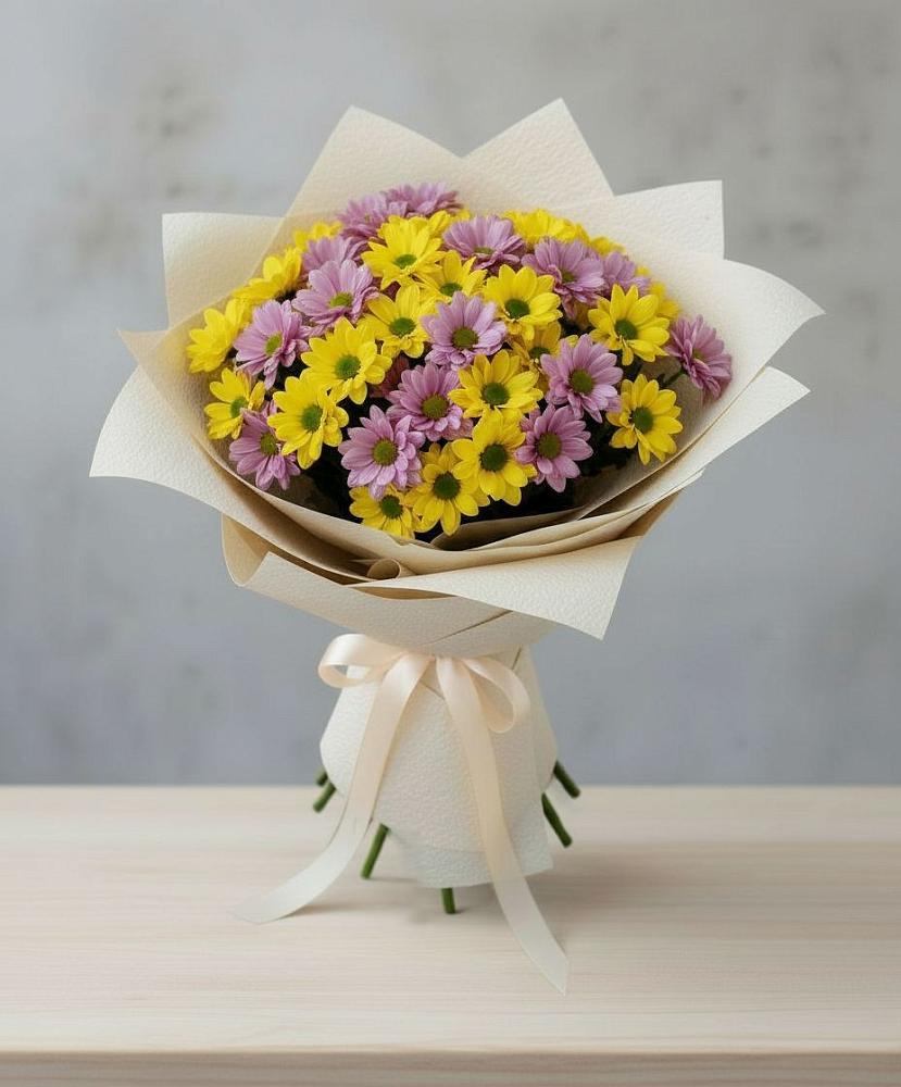 Букет цветов из: Хризантемы в Бурукшуне