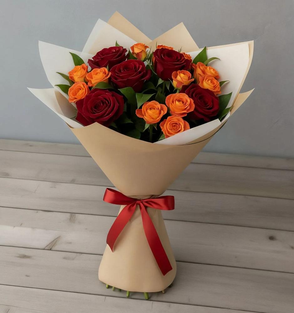 Букет Любовь и восторг в Бурукшуне