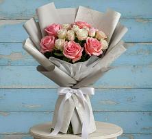 Букет цветов из:  Розы #REPLACE_PRED# Бурукшуне